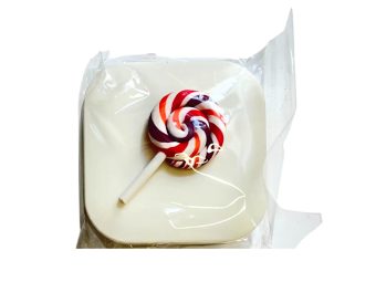   Nyalóka figurás kontaktlencse-tároló készlet, Szín: fehér