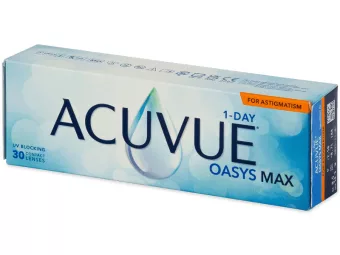   Acuvue Oasys 1-Day Max For Astigmatism (30 db), napi kontaktlencse