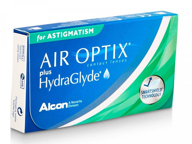 Air Optix plus HydraGlyde for Astigmatism (6 db), havi kontaktlencse