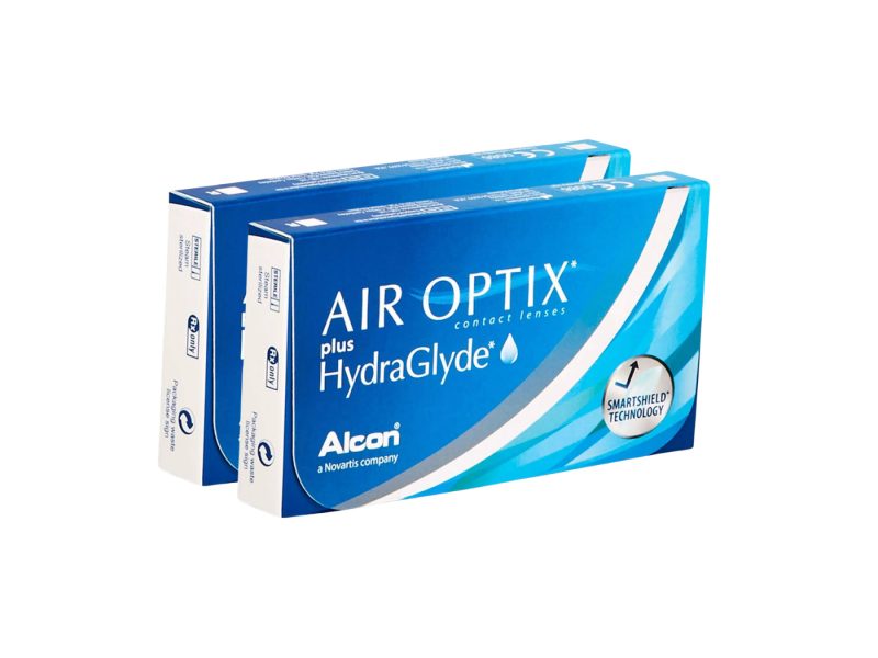Air Optix plus HydraGlyde (12 db), havi kontaktlencse