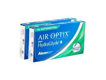   Air Optix plus HydraGlyde for Astigmatism (12 db), havi kontaktlencse