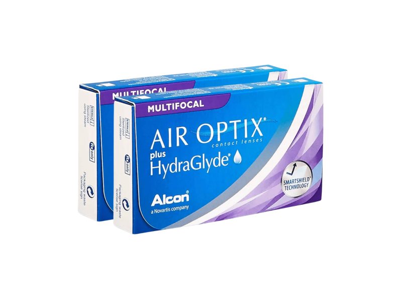 Air Optix plus HydraGlyde Multifocal (12 db), havi kontaktlencse