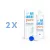 EyeContact PURE (2x360 ml), kontaktlencse folyadék lencsetartó tokkal