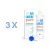 EyeContact PURE (3x360 ml), kontaktlencse folyadék lencsetartó tokkal