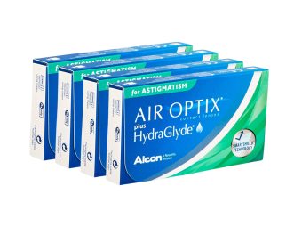   Air Optix plus HydraGlyde for Astigmatism (24 db), havi kontaktlencse