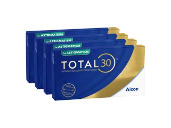 Total30 for Astigmatism (24 db), havi kontaktlencse