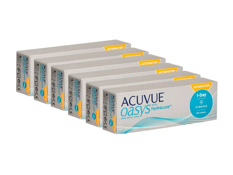 Acuvue Oasys 1-Day For Astigmatism With Hydraluxe (180 db)