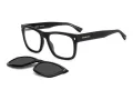 Dsquared2 D2 0100/CS 807/M9 55 Férfi szemüvegkeret (optikai keret) clip-on napszemüveg előtéttel  