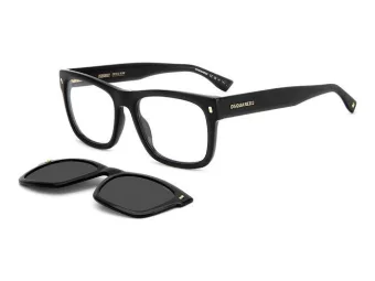   Dsquared2 D2 0100/CS 807/M9 55 Férfi szemüvegkeret (optikai keret) clip-on napszemüveg előtéttel  
