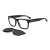 Dsquared2 D2 0100/CS 807/M9 55 Férfi szemüvegkeret (optikai keret) clip-on napszemüveg előtéttel  