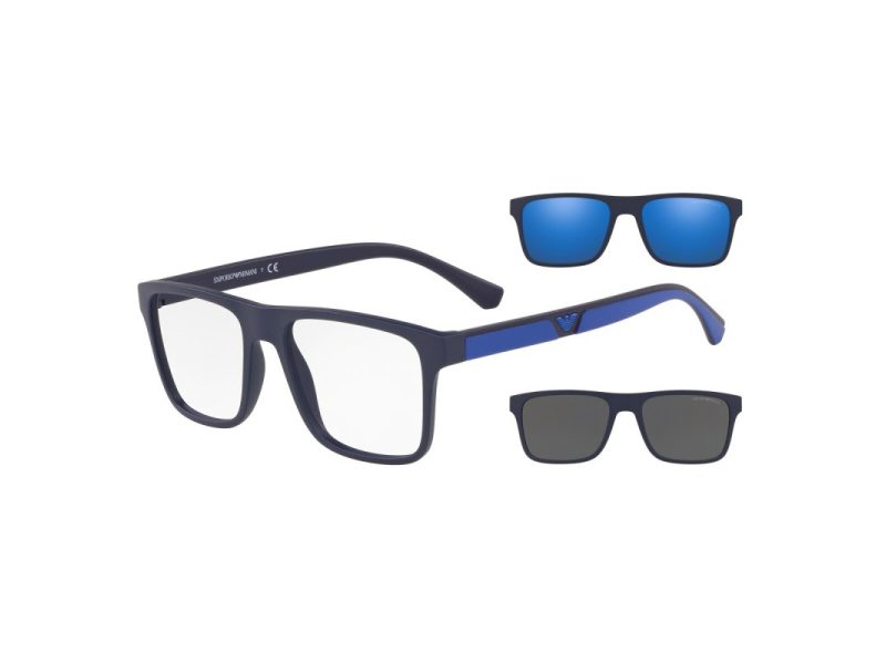 Emporio Armani EA 4115 57591W 54 Férfi szemüvegkeret (optikai keret) clip-on napszemüveg előtéttel  