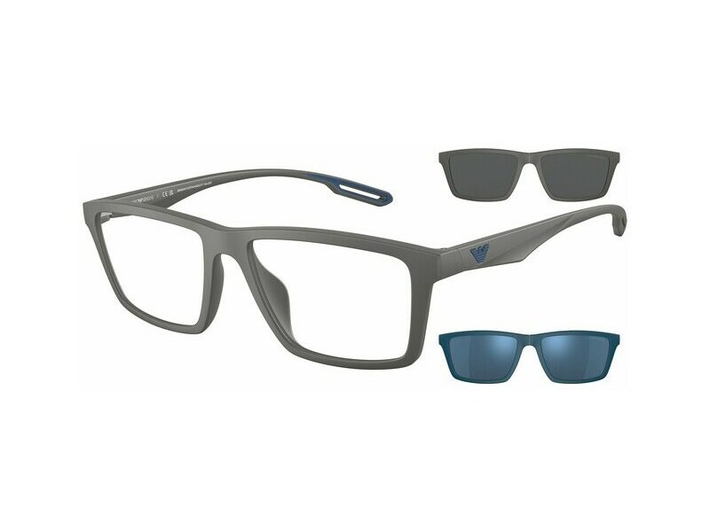 Emporio Armani EA 4189U 50601W 55 Férfi szemüvegkeret (optikai keret) clip-on napszemüveg előtéttel  