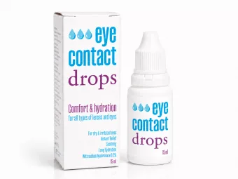 EyeContact Drops - Hidratáló, nyugtató szemcsepp, 15 ml