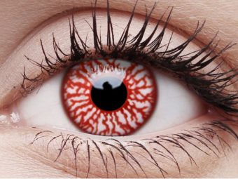   ColourVUE Crazy One-Day Blood Shot (2 db), fedő, napi kontaktlencse