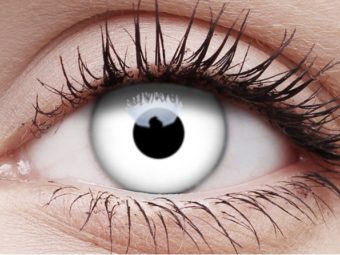   ColourVUE Crazy One-Day Whiteout (2 db), fedő, napi kontaktlencse