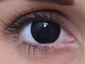   ColourVUE Crazy Blackout (2 db) , fedő, 3 havi kontaktlencse