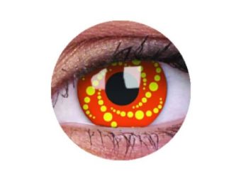   ColourVUE Crazy Energia (2 db), fedő, 3 havi kontaktlencse - dioptria nélkül