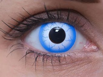   ColourVUE Crazy Lightening (2 db), fedő, 3 havi kontaktlencse - dioptria nélkül