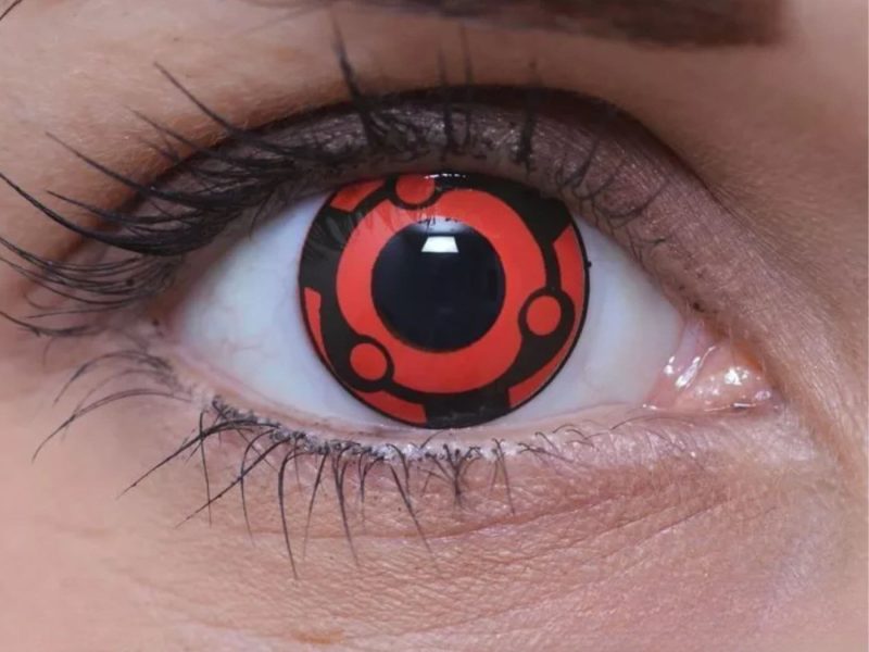 ColourVUE Sharingan Madara (2 db) , fedő, 3 havi kontaktlencse