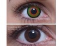 ColourVUE Crazy Mad Hatter (2 db), fedő, 3 havi kontaktlencse - dioptria nélkül