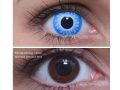 ColourVUE Crazy Underworld Selene (2 db), fedő, 3 havi kontaktlencse - dioptria nélkül