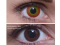 ColourVUE Crazy Wildfire (2 db), fedő, 3 havi kontaktlencse - dioptria nélkül