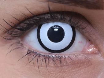   ColourVUE Crazy Fehér Zombi (2 db) , fedő, 3 havi kontaktlencse