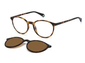   Polaroid PLD 6137/CS 086/SP 52 Férfi, Női szemüvegkeret (optikai keret) clip-on napszemüveg előtéttel  