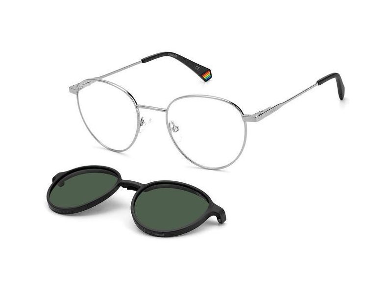 Polaroid PLD 6158/CS 6LB/UC 51 Férfi, Női szemüvegkeret (optikai keret) clip-on napszemüveg előtéttel  