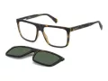 Polaroid PLD 6230/CS N9P/UC 56 Férfi szemüvegkeret (optikai keret) clip-on napszemüveg előtéttel