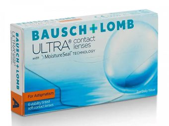  Bausch & Lomb Ultra with Moisture Seal for Astigmatism (6 db), havi kontaktlencse