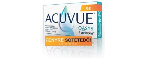 Acuvue Oasys 6 db fényre sötétedő lencse