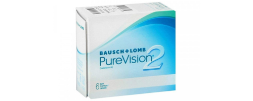 Bausch + Lomb PureVision 2 szilikon hidrogél havi lencsék 6 darabos kiszerelés